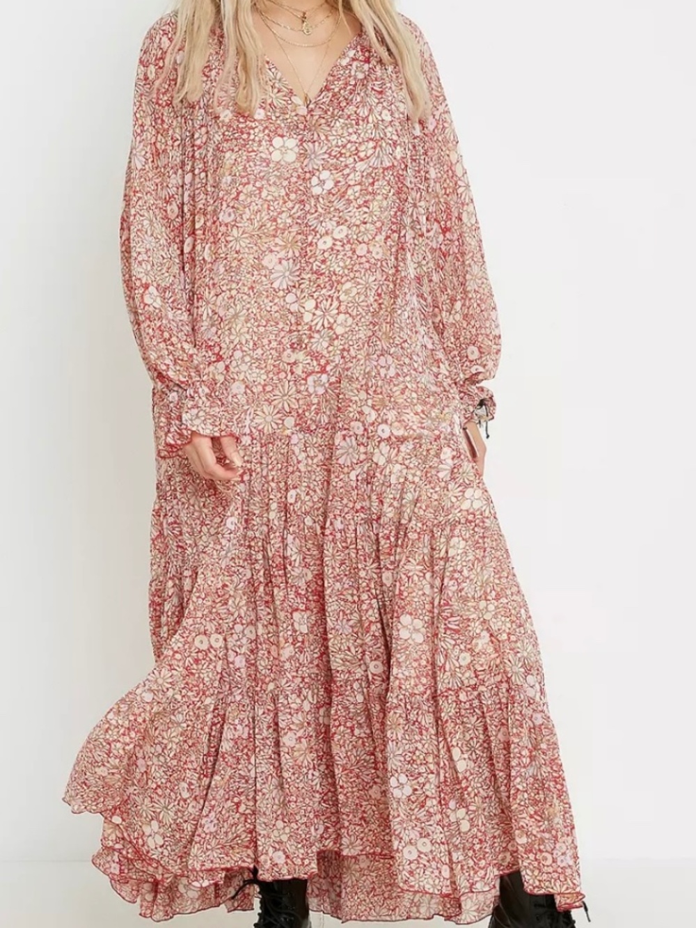 Free People Feeling Groovy Floral Maxi Dress